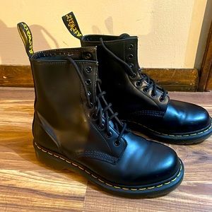 Black Doc Marten Combat Boots